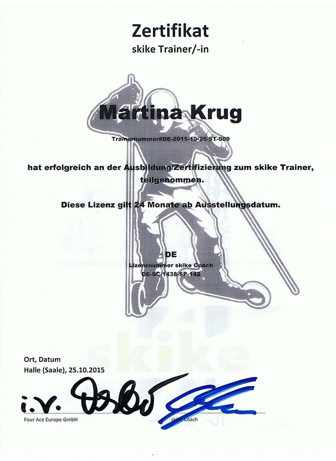 Skike Zertifikat 2015